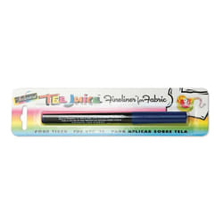 Jacquard JAC-PEN1005 Fine Tee Juice Fabric Marker  Blue