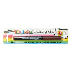 Jacquard JAC-PEN1007 Fine Tee Juice Fabric Marker  Brown