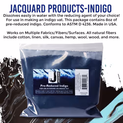 Jacquard Indigo Dye - 8 Oz Pre Reduced Indigo - Create Your Own Shibor