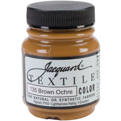 Jacquard Textile Color Fabric Paint 2.25oz-Brown Ochre