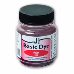 Jacquard Basic Dye .5oz - Red - The Perfect Solution for Hard to Dye M