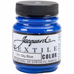 Jacquard Textile Color Fabric Paint 2.25oz-Sky Blue