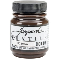 Jacquard Textile Color Fabric Paint 2.25oz-Brown