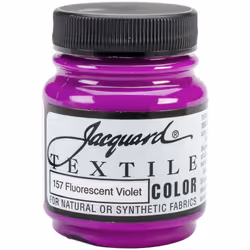 Jacquard Textile Color Fabric Paint 2.25oz-Fluorescent Violet