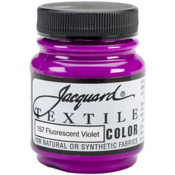Jacquard Textile Color Fabric Paint 2.25oz-Fluorescent Violet