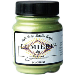 Jacquard Lumiere Metallic Acrylic Paint 2.25oz-Citrine