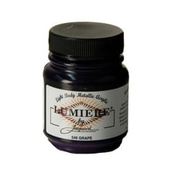 Jacquard Lumiere Metallic Acrylic Paint 2.25oz-Grape