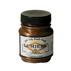 Jacquard Lumiere Metallic Acrylic Paint 2.25oz-Metallic Rust