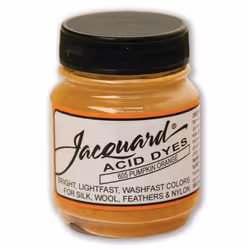 Jacquard Acid Dye - Pumpkin Orange - 1/2 Oz Net Wt - Acid Dye for Wool