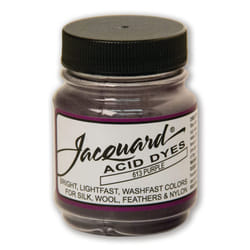 Jacquard Acid Dye - Purple - 1/2 Oz Net Wt - Acid Dye for Wool - Silk