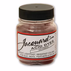 Jacquard Acid Dye - Crimson - 1/2 Oz Net Wt - Acid Dye for Wool - Silk