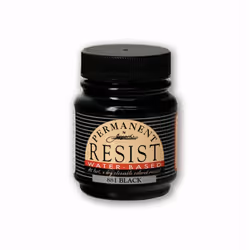 Permanent Water-Based Resist - 2.25 Ounce - Black