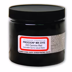Jacquard Procion Mx Dye - Undisputed King of Tie Dye Powder - Carmine Red - 8 Oz - Cold Water Fiber Reactive Dye Made in USA
