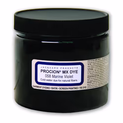 Jacquard Procion Mx Dye Undisputed King of Tie Dye Powder Marine Violet 8 Oz Cold Water Fiber Reactive Dye Made in USA