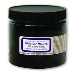 Jacquard Procion Mx Dye  Undisputed King of Tie Dye Powder  Marine Violet  8 Oz  Cold Water Fiber Reactive Dye Made in USA