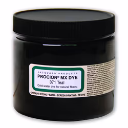 Jacquard Procion Mx Dye - Undisputed King of Tie Dye Powder - Teal - 8 Oz - Cold Water Fiber Reactive Dye Made in USA