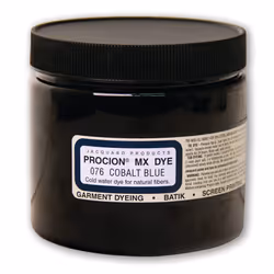 Jacquard Procion Mx Dye - Undisputed King of Tie Dye Powder - Cobalt Blue - 8 Oz - Cold Water Fiber Reactive Dye Made in USA