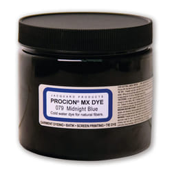 Jacquard Procion Mx Dye - Undisputed King of Tie Dye Powder - Midnight Blue - 8 Oz - Cold Water Fiber Reactive Dye Made in USA