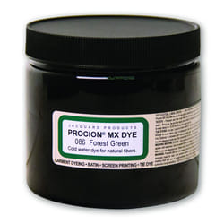 Jacquard Procion Mx Dye - Undisputed King of Tie Dye Powder - Forest Green - 8 Oz - Cold Water Fiber Reactive Dye Made in USA