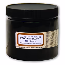 Jacquard Procion Mx Dye Undisputed King of Tie Dye Powder Bronze 8 Oz Cold Water Fiber Reactive Dye Made in USA