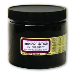 Jacquard Procion Mx Dye  Undisputed King of Tie Dye Powder  Burgundy  8 Oz  Cold Water Fiber Reactive Dye Made in USA