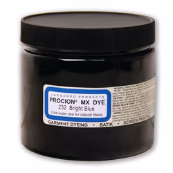 Jacquard Procion Mx Dye - Undisputed King of Tie Dye Powder - Bright Blue - 8 Oz - Cold Water Fiber Reactive Dye Made in USA