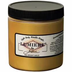 Jacquard Lumiere Fabric Paint BRT Gold