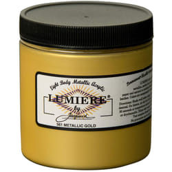 Jacquard Lumiere Fabric Paint MET  Metallic Gold