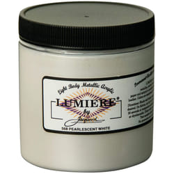Jacquard Lumiere Fabric Paint Pearl WHTE  White