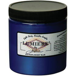 Jacquard Lumiere Fabric Color 8 oz Jar - Pearlescent Blue