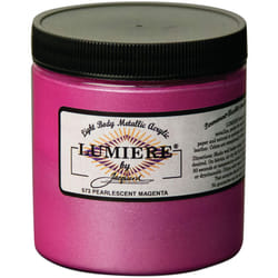 Jacquard Lumiere Fabric Paint MAGE  Pearl Magenta