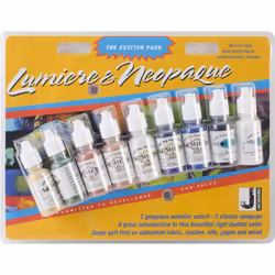 Jacquard Lumiere/Neopaque Pack .5oz 9/Pkg-