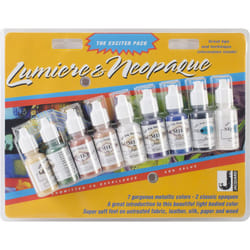 Jacquard Lumiere/Neopaque Pack .5oz 9/Pkg-