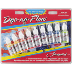 Jacquard Dye-Na-Flow Exciter Pack .5oz 9/Pkg-