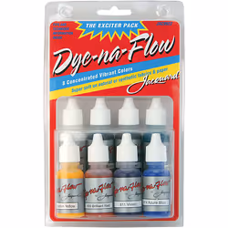Jacquard Dye-Na-Flow Mini Exciter Pack .5oz 8/Pkg-