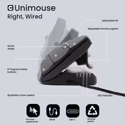 Contour Design Unimouse Right Hand, wired - Additional view 4