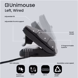 Contour Design Unimouse Left Hand, wired