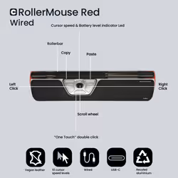 Contour Design RollerMouse Red, wired - Additional view 5