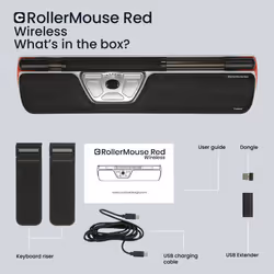 Contour Design RollerMouse Red, wireless - Additional view 4