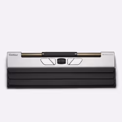 Contour Design RollerMouse Go, wireless, RF Wireless + Bluetooth + USB Type-A, 4000 DPI, Black, Silver