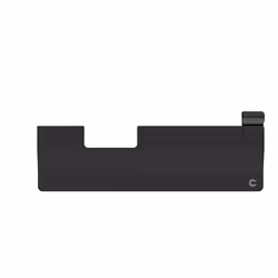 Contour Design RollerMouse Pro Extended wrist rest in vegan leather, Vegan leather, Black, RollerMouse Pro, 151.7 mm, 424.8 m ...