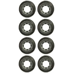 Intex Inflatable 36"""" Giant Tire Tubes for Swimming Pool/Lake/Ocean (8 Pack)