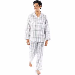 The Helper Bees B0D5Z7B9GT, Pyjamas, Adult, Male, Green, Natural, White, XL, All seasons