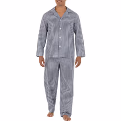 The Helper Bees B09M2R39NJ, Pyjamas, Adult, Male, Navy, White, XXL, All seasons