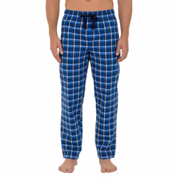 Fruit of the Loom Mens Woven Sleep Pajama Pant  Navy  XLarge-Tall