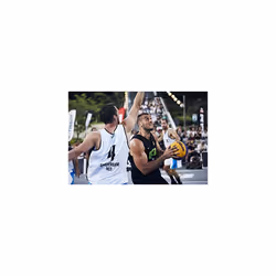 Unisex-Adult FIBA 3X3 Game Basketball, Orange, Intermed