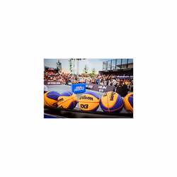 Unisex-Adult FIBA 3X3 Game Basketball, Orange, Intermed