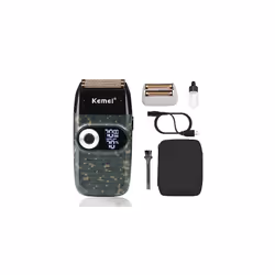 Foil Shaver for Men Electric Razor with Bald Trimming Cordless Electric Shavers with LED Display,Camouflage Color