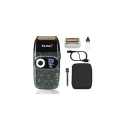 Foil Shaver for Men Electric Razor with Bald Trimming Cordless Electric Shavers with LED Display,Camouflage Color