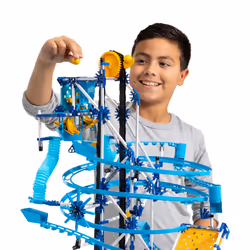 K'Nex | Marble Run 3 Model Building Set (Motorised) | 350+ Pieces, STEM Learning Education Toy for Children, Engineering Construction for Kids, Boys